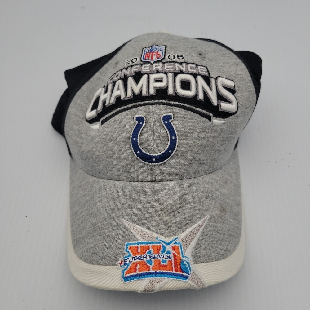 Indianapolis Colts 2006 Conference Champions Baseball Cap / Hat Reebok Adjustabl